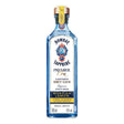 Bottle of Bombay Sapphire Premier Cru Gin with blue glass and elegant label, showcasing the iconic Bombay brand.