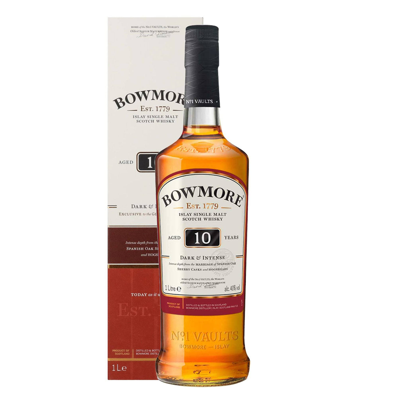 Bowmore 10 Years Dark & Intense Whisky - Spiritly