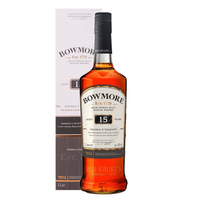 Bowmore 15 Years Golden & Elegant Whisky - Spiritly