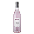 Briottet Vert Hibiscus Liqueur in a clear glass bottle with a colorful label, showcasing vibrant hibiscus infusion.