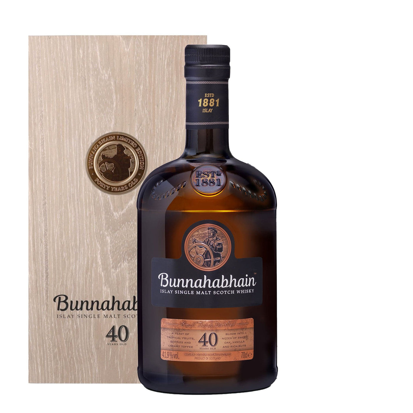 Bunnahabhain 40 Years Whisky - Spiritly