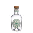 Bottle of Canaima Non Agency Gin with clear label, featuring a sleek design and botanical illustrations on the glass.
