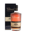 Clement 10 Years Rhum Non Agency Gold Rum bottle with label and amber-colored liquid in a close-up shot.