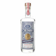 Bottle of Colombo 7 Navy Strength Gin, a non-agency Colombo gin with a dark label and clear liquid inside.