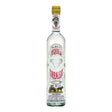 Clear glass bottle of Corralejo Blanco Tequila with white label, showcasing the smooth, pure non-agency tequila.