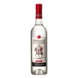 Demonio de Los Andes Pisco de Ica Acholada bottle, non-agency spirit from Peru with label and glass of pisco in the background.