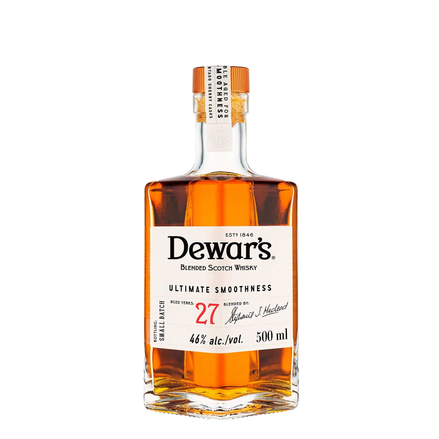 Dewar's 27 Years Double Double Aged Whisky - Spiritly