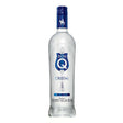 Clear Don Q Cristal Rum bottle with label, showcasing the premium non-agency rum from the Don Q brand.