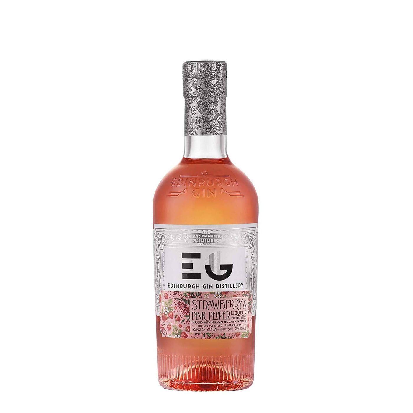 Edinburgh Strawberry & Pink Pepper Gin Liqueur - Spiritly
