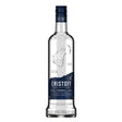 Clear bottle of Eristoff Vodka, a non-agency vodka brand, with a label featuring the Eristoff logo and transparent liquid inside.
