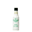 Bottle of Fee Brothers Mint Bitters, non-agency cocktail bitters in a clear glass bottle with a label.