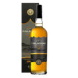 Finlaggan Cask Strength Whisky bottle showcasing the non-agency Finlaggan whisky with a dark label and distinctive packaging.