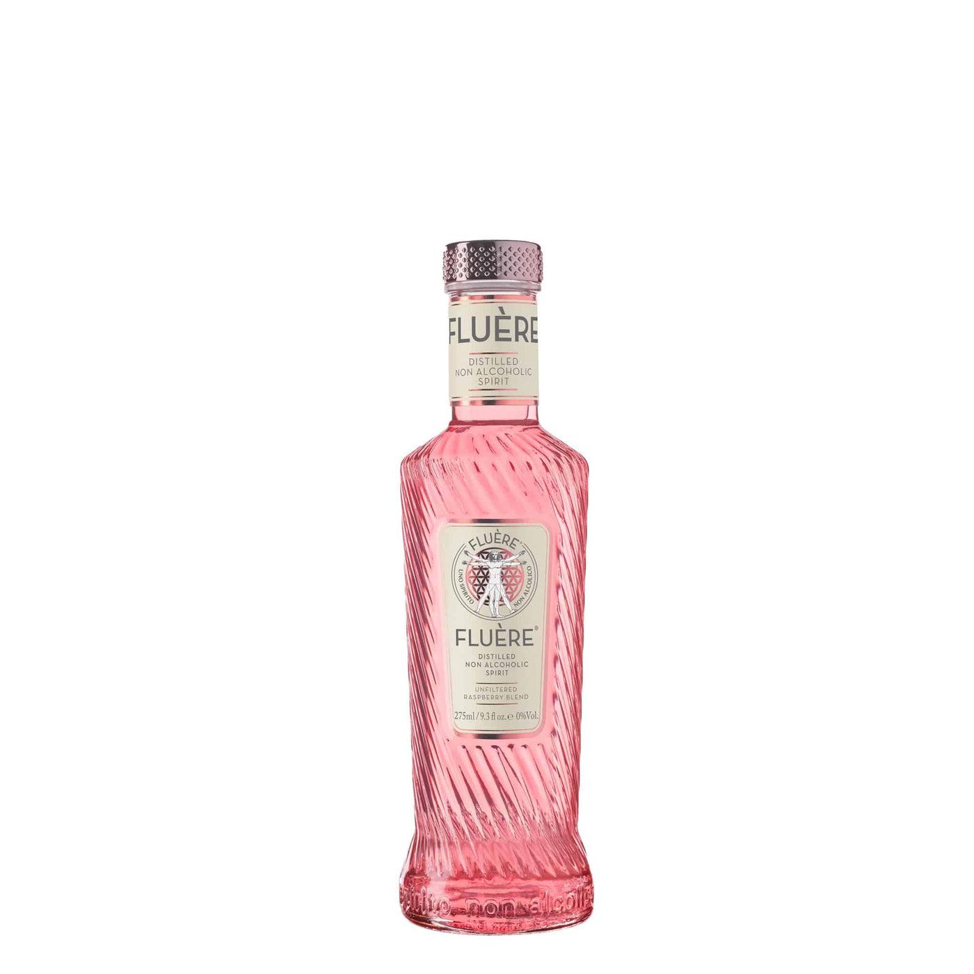 Fluere Pink Raspberry Non-Alcoholic - Spiritly