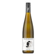 Framingham Pinot Gris wholesale white wine bottle with label showing from side view.