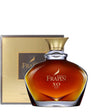 Frapin VIP XO Cognac bottle with elegant label and amber liquid in a glass, showcasing the premium non-agency cognac.