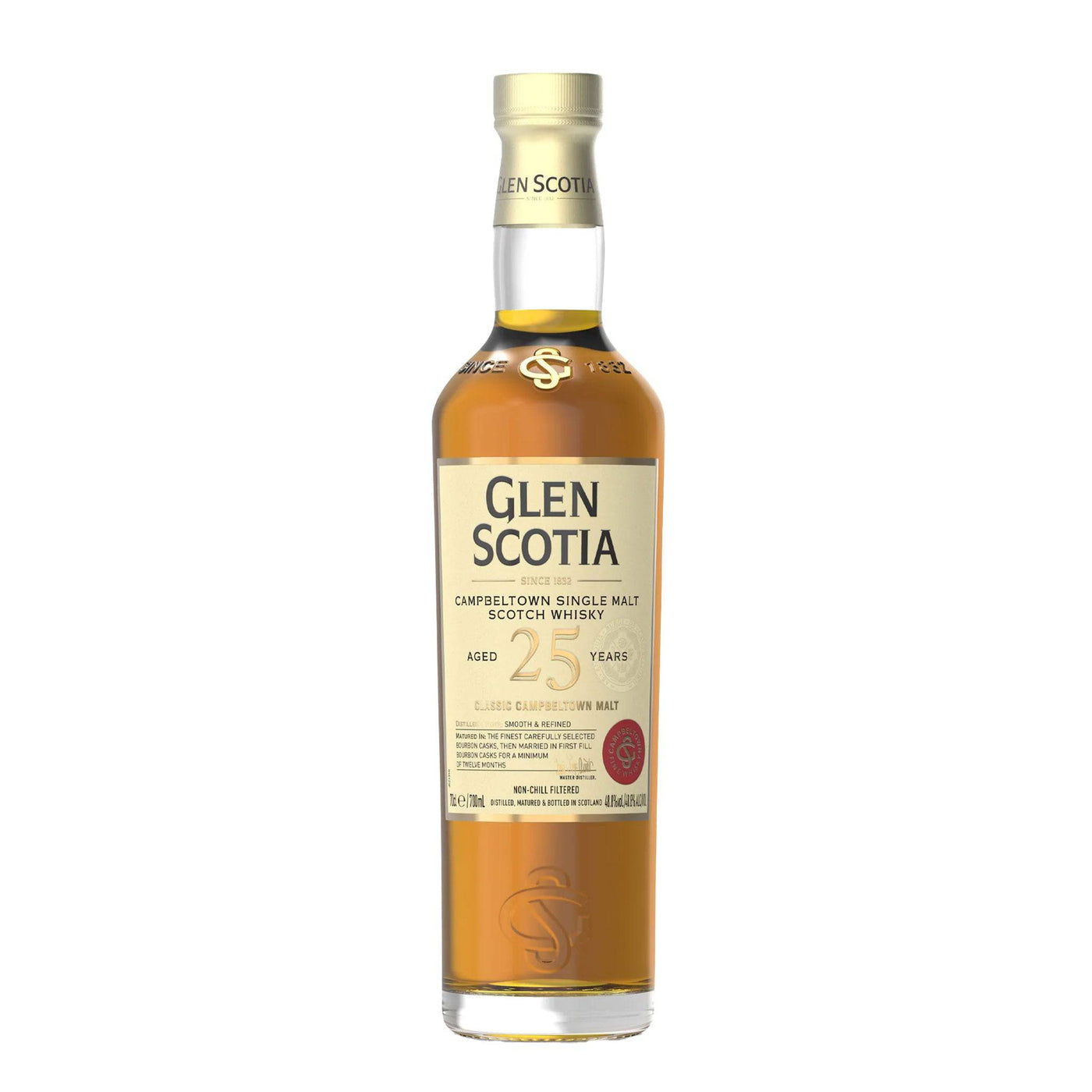 Glen Scotia 25 Years + Wooden GB Whisky - Spiritly