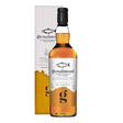 Glenalmond Whisky, non-agency whisk(e)y bottle with amber liquid in a clear glass bottle.