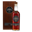 Bottle of Glengoyne 30 Years Non-Agency Whisky with label and wooden box, showcasing rich amber color and elegant packaging.