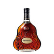 Hennessy XO Cognac bottle with elegant label, showcasing rich amber color in a clear glass bottle.