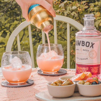 Jawbox Rhubarb & Ginger Gin Liqueur - Spiritly
