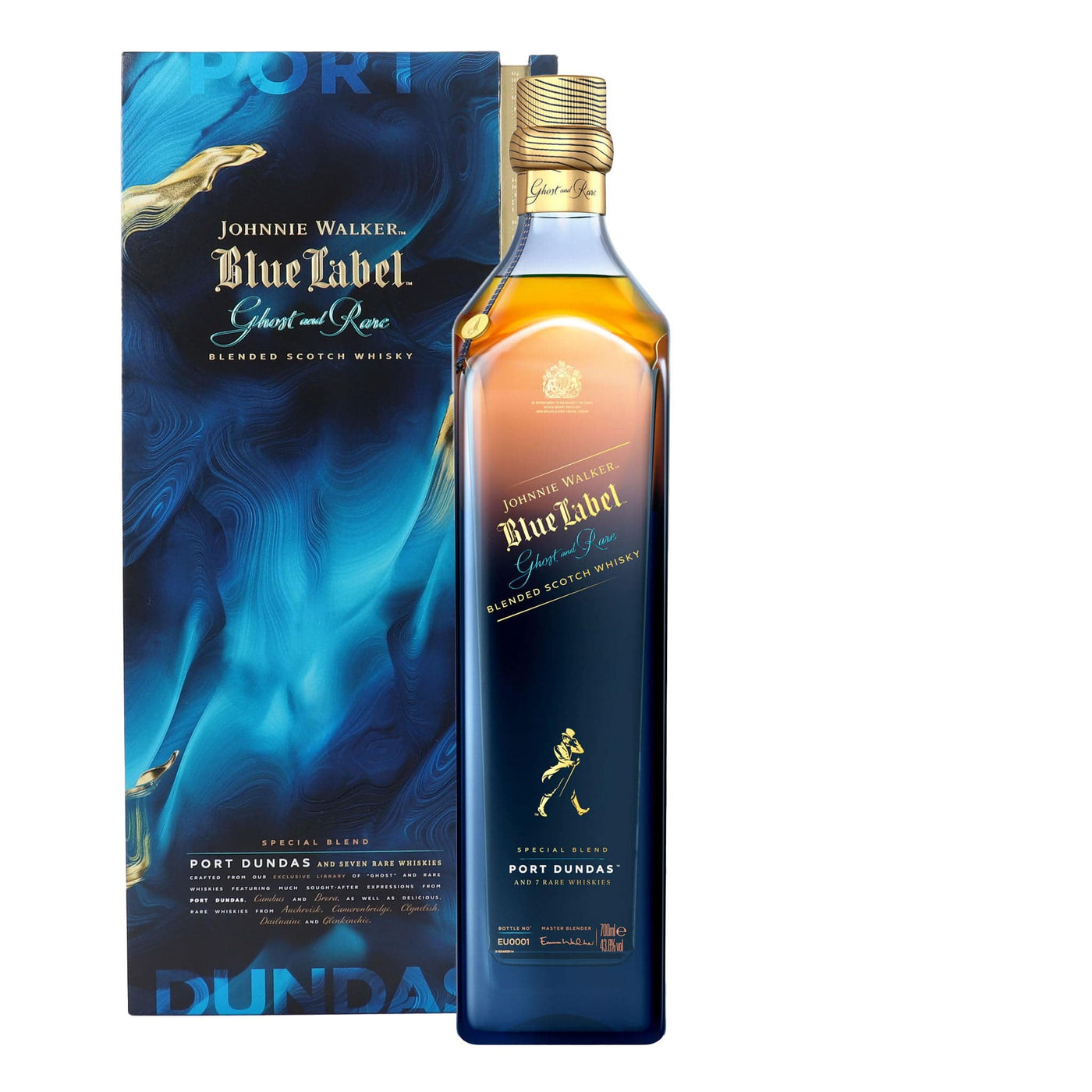 Johnnie Walker Blue Label Ghost & Rare Port Dundas Whisky - Spiritly
