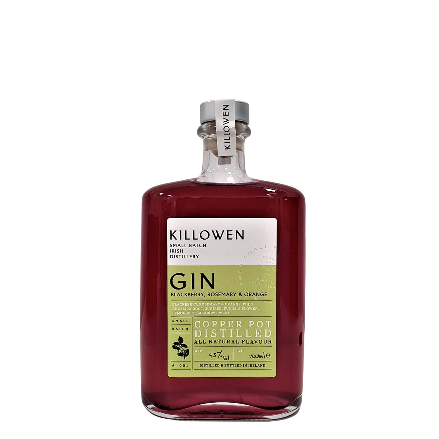 Killowen Blackberry, Rosemary & Orange Gin - Spiritly