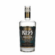 Bottle of Kiss Cold Gin, New York Style, non-agency gin with clear label and sleek design, showcasing the Kiss brand.