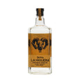 La Higuera Wheeleri Sotol bottle from La Higuera, showcasing the distinctive label and clear glass packaging.
