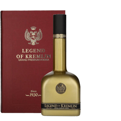 Legend of Kremlin Gold Bottle + Red Book Vodka - Spiritly