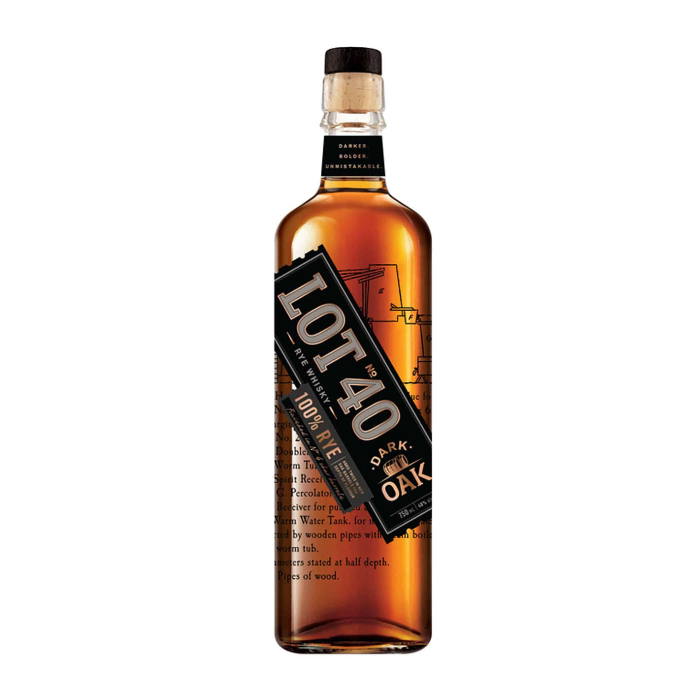 Lot 40 Dark Oak Whisky - Spiritly