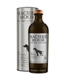 Arran Machrie Moor Cask Strength Whisky bottle showcasing dark amber liquid and label, highlighting non-agency single malt whisky.
