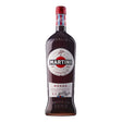 Bottle of Martini Rosso Vermouth, a non-agency spirit, with a classic red label and elegant glass bottle.