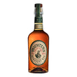 Bottle of Michters U.S. Number 1 Rye Whiskey, a non-agency whiskey with a clear label and amber liquid inside