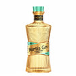 Bottle of Mintis Clementine Gin, a non-agency gin with a clear glass bottle and citrus-themed label, on a plain background.