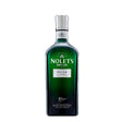 Nolets Silver Dry Gin bottle, a premium non-agency gin with a sleek silver design and clear label.