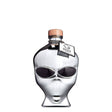 Chrome edition Outerspace Alien Head Non Agency Vodka bottle featuring a futuristic alien head design.