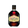 Bottle of Pampero Aniversario Rum, a non-agency dark rum with a distinctive label and dark amber color in a close-up shot.