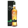 Paul John Peated Select Cask Whisky bottle, non-agency Indian whisky with dark amber color and detailed label.