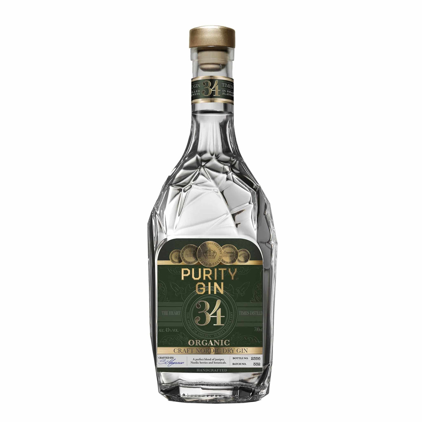 Purity 34 Nordic Dry Organic Gin - Spiritly
