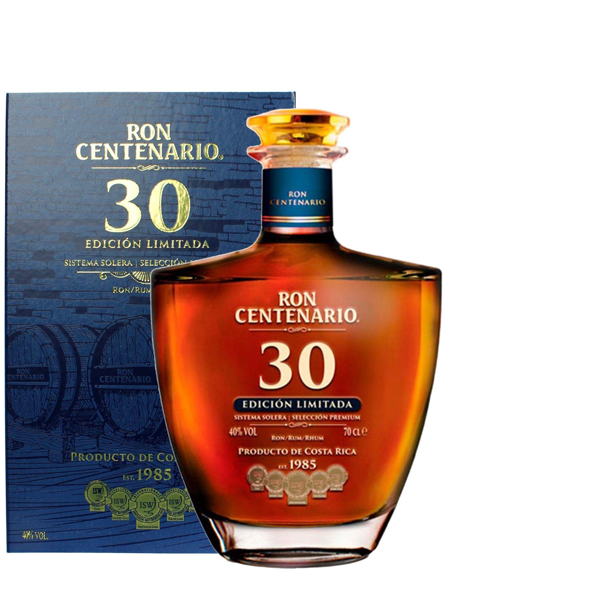 Ron Centenario 30 Solera Rum | Spiritly UK