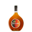 Bottle of Safari Liqueur, a non-agency vodka, with clear label and distinctive packaging, displayed on a neutral background.