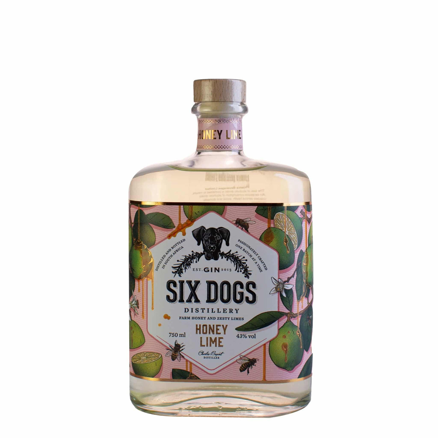 Six Dogs Honey Lime Gin - Spiritly