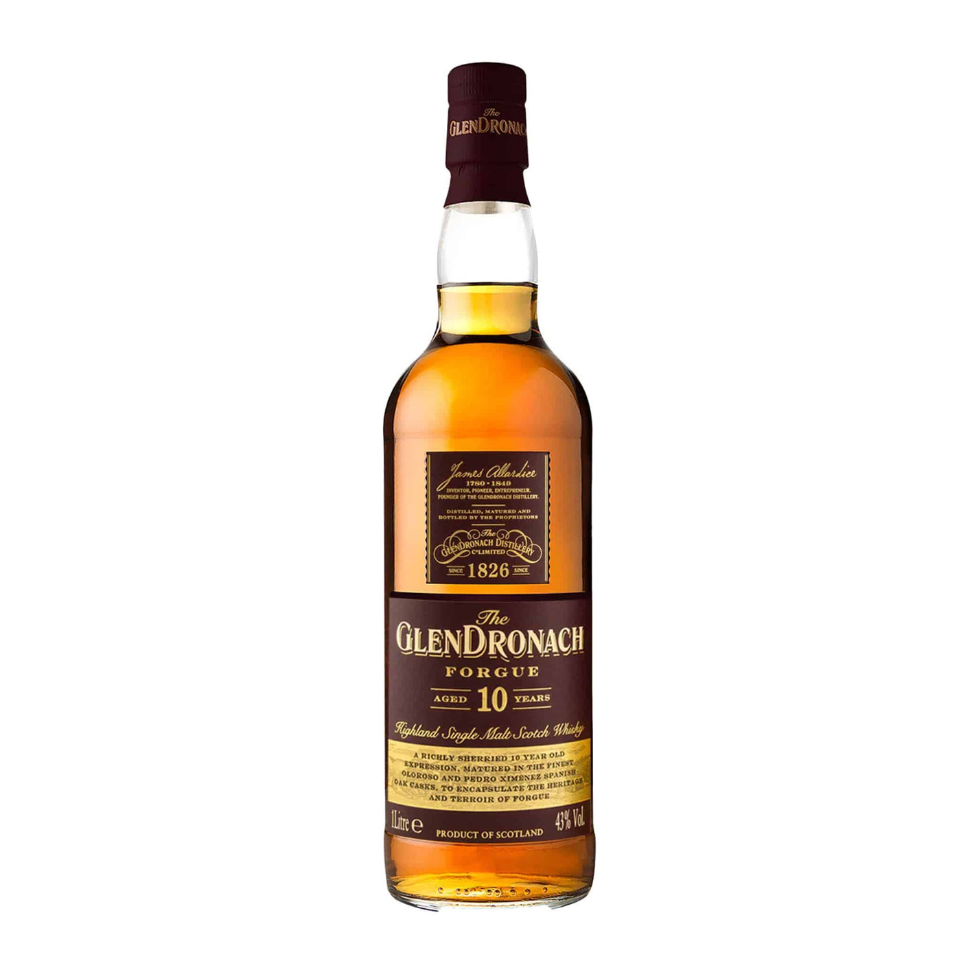 The Glendronach 10 Years Forgue Whisky - Spiritly