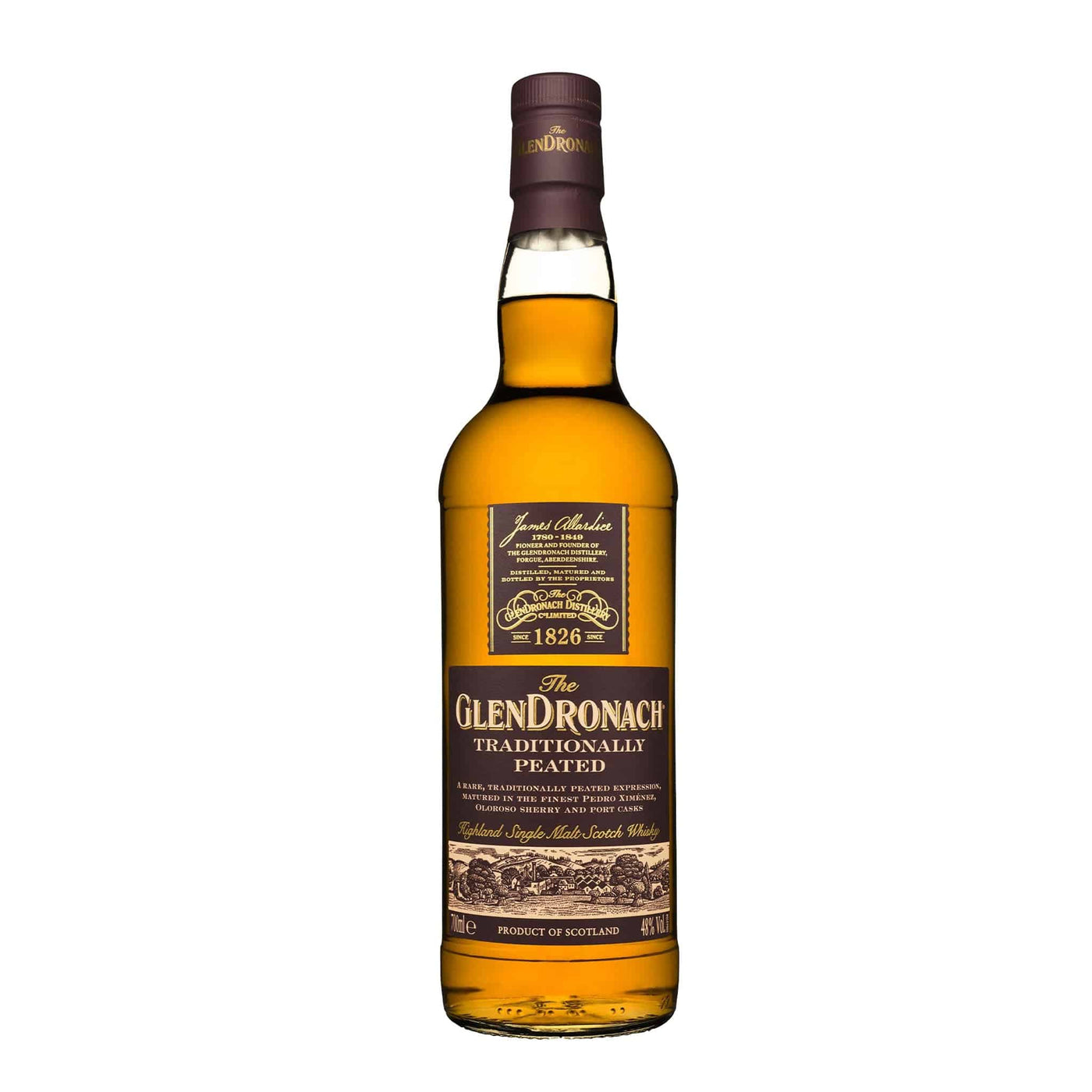 The Glendronach Traditionally Peated Whisky - Spiritly