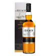 Bottle of The Ileach Cask Strength Whisky, non-agency whisky with dark amber liquid and label showing brand and cask strength details.