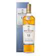 The Macallan Triple Cask 12 Years Whisky bottle with label and amber liquid inside, showcasing the premium non-agency Macallan whisky.