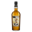 Bottle of Volbeat Seal The Deal Rum, a non-agency gold rum with a dark label and distinctive branding.