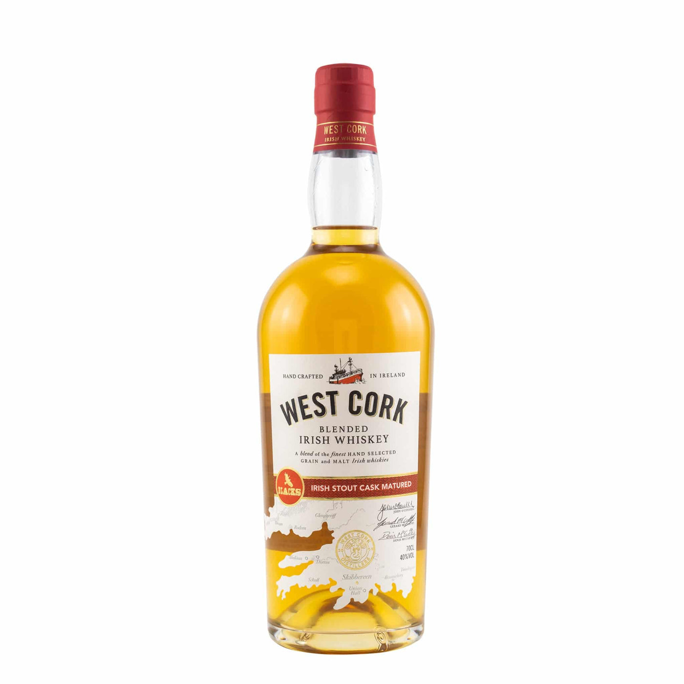 West Cork Stout Cask Finish Whiskey - Spiritly