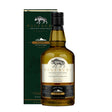 Bottle of Wolfburn Morven Whisky, a non-agency single malt whisky with a clear label and dark amber liquid inside.