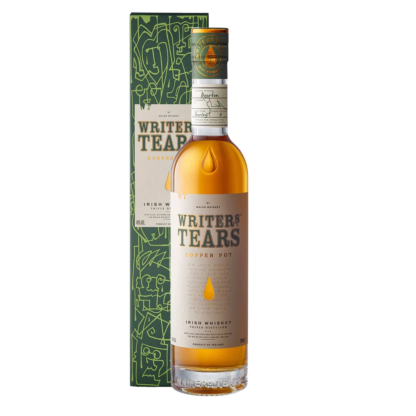 Writers Tears Copper Pot Whiskey - Spiritly